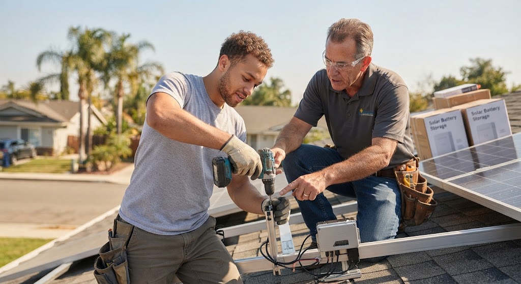 As a Homeowner in CA, Can I Install Solar System with Batteries Without License or Electricians?